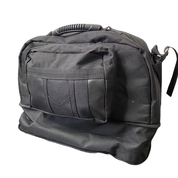 Choko Motorsports Backrest Bag Luggage Motorcycle ATV Black Gear Nylon Pack - Picture 7 of 11